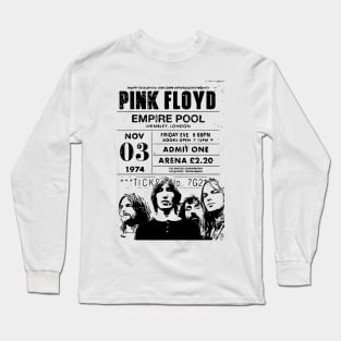 Pink Floyd Retro Ticket Long Sleeve T-Shirt